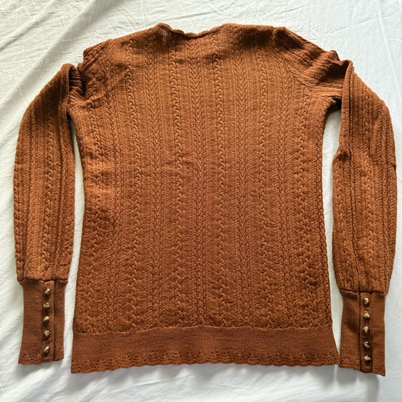 Sezane Ornella Jumper XS Hazelnut - Wool Sweater - Picture 8 of 14